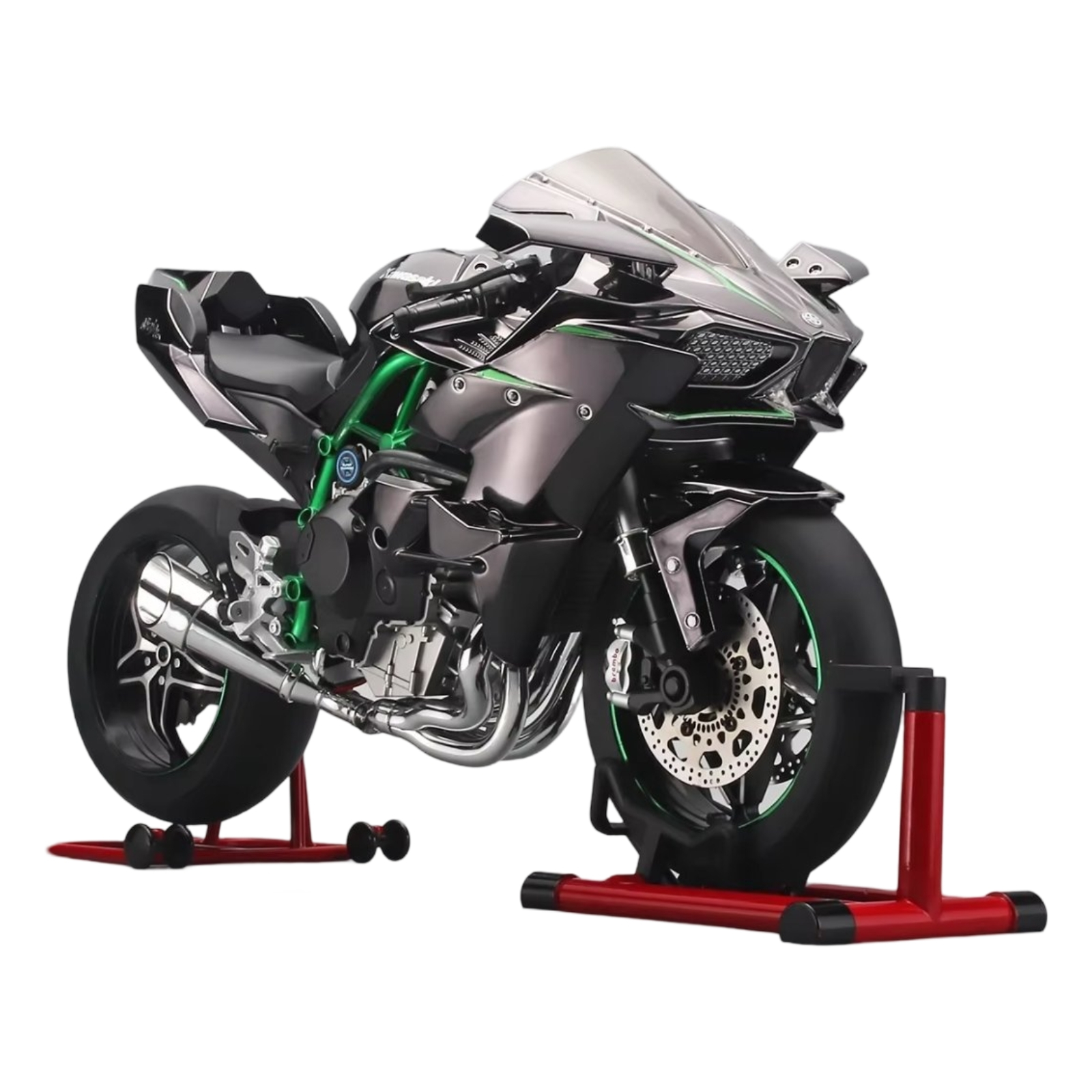 Spielzeug-Motorrad im Kawasaki Ninja H2R Design