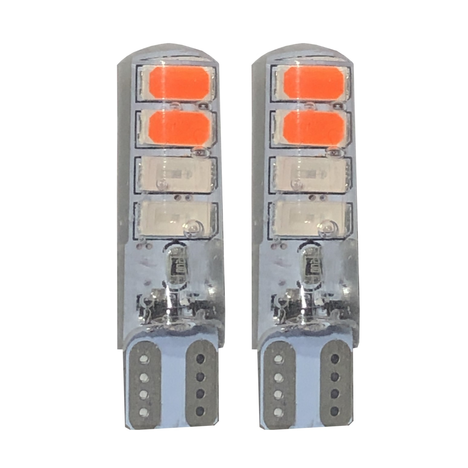 لمبة LED للسيارات موديل 8-FLASH-PLC، حبتان