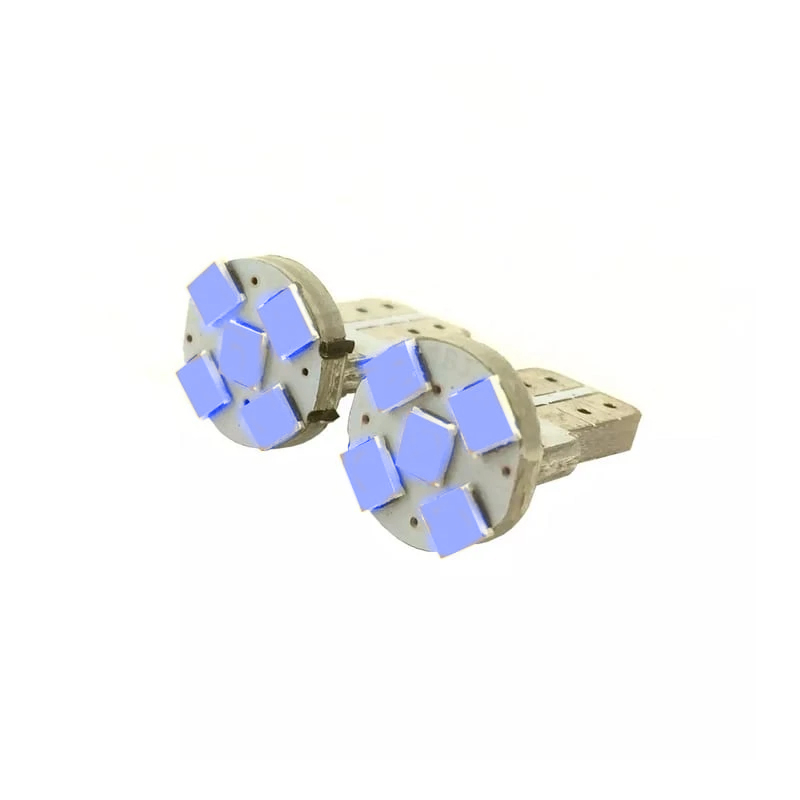 Ampoule feu de plaque auto Karanix modèle LIGHT-BLUE5SMD-101023, lot de 2