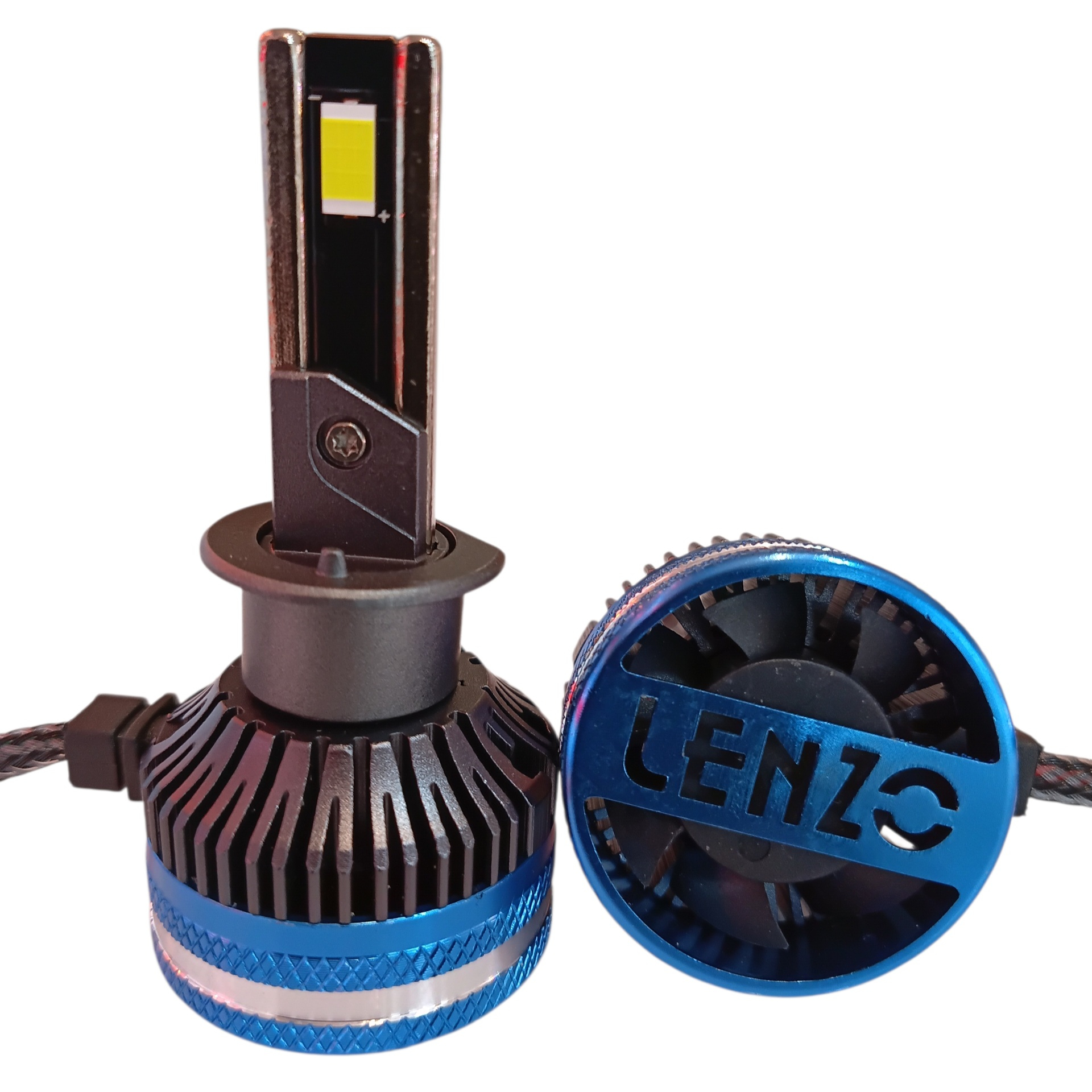 Ampoule de phare auto Lenzo modèle M125 Pro, culot H1, lot de 2