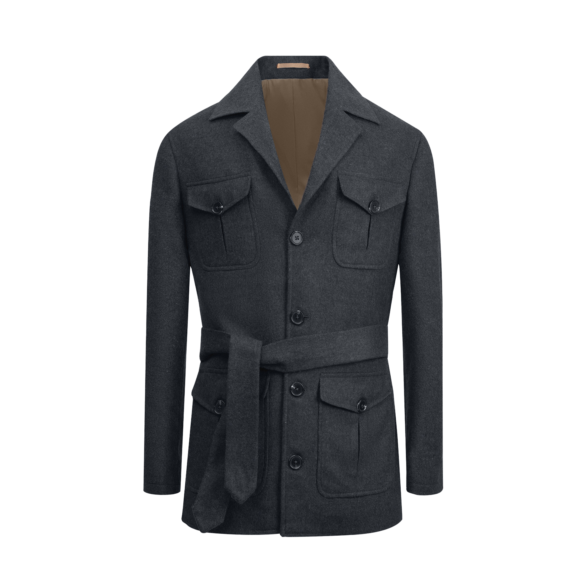 Sobretudo Safari comprido de lã para homem Krom modelo 2520207