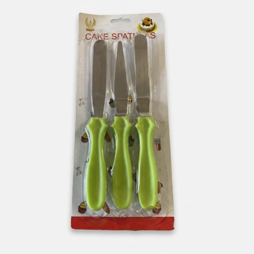 Butter Spatula Cake Decorating Tool, Pack of 3