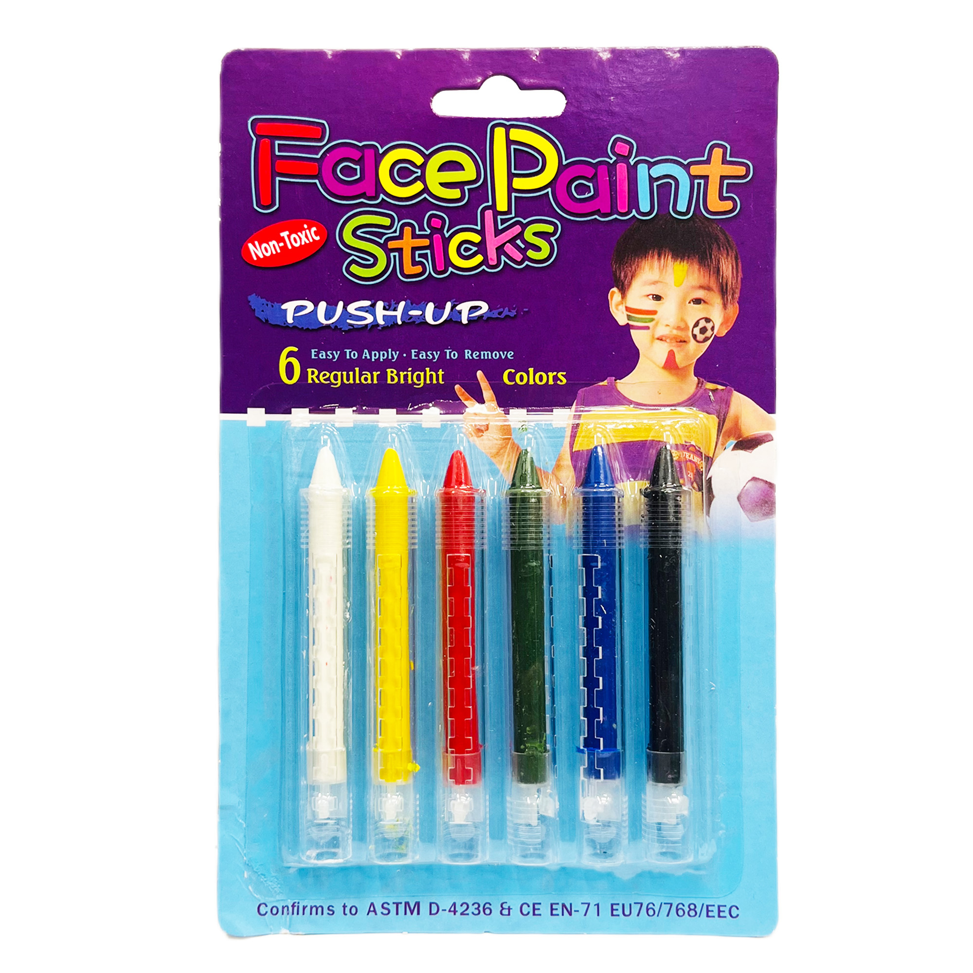 ألوان رسم الوجه طقم من 6 قطع