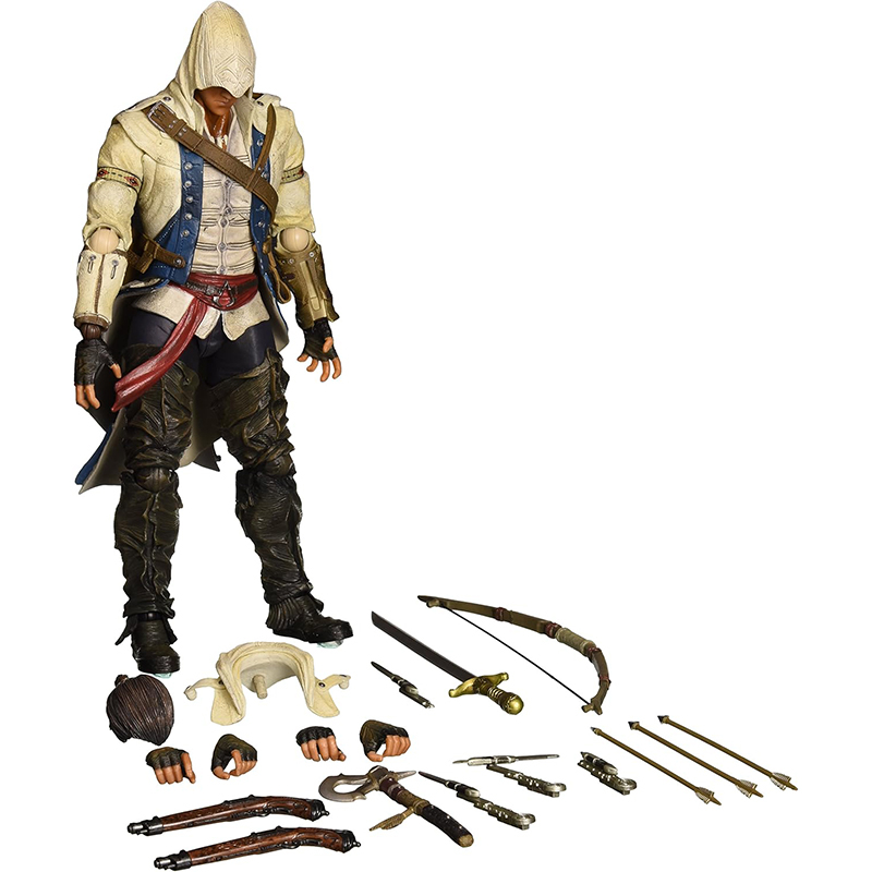 Play Art Assassin's Creed Connor Kenway Figur, 19-teiliges Set