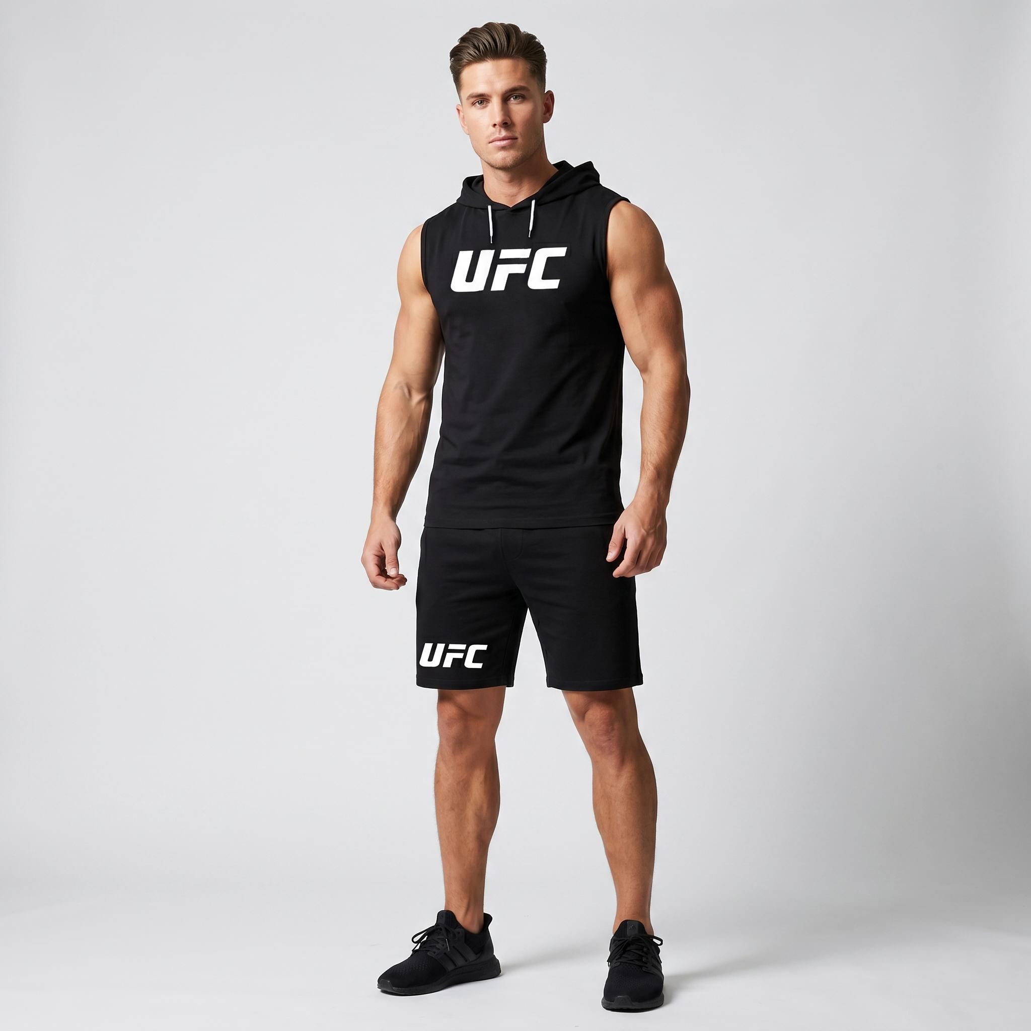Herren Sport-Set aus Tanktop und Shorts, Modell UFC7