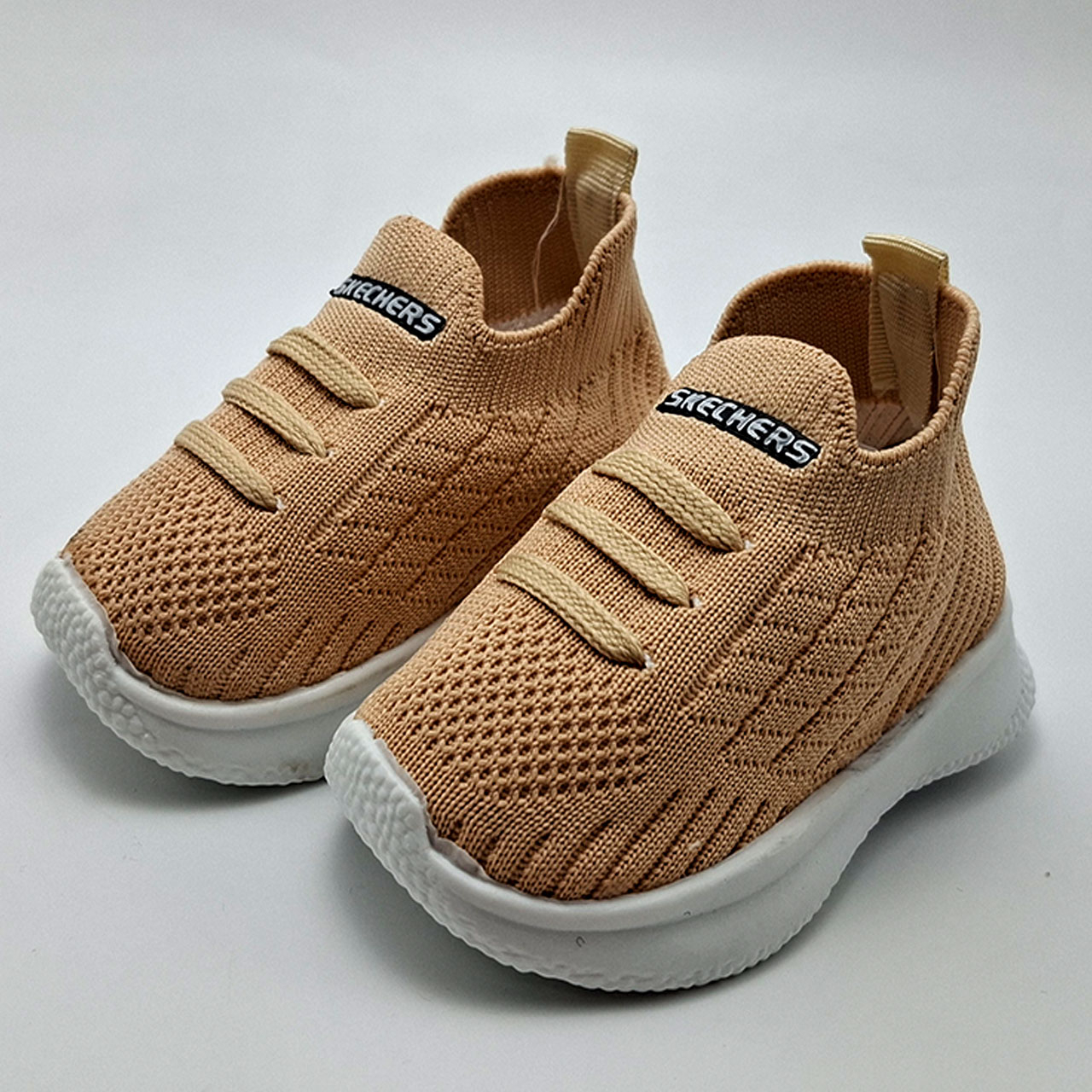 Chaussettes-chaussures bébé en maille