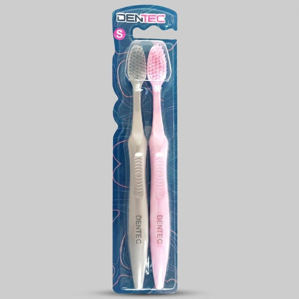 DenTek Toothbrush, Easy Clean, Extra-Soft Bristles, 2-Pack
