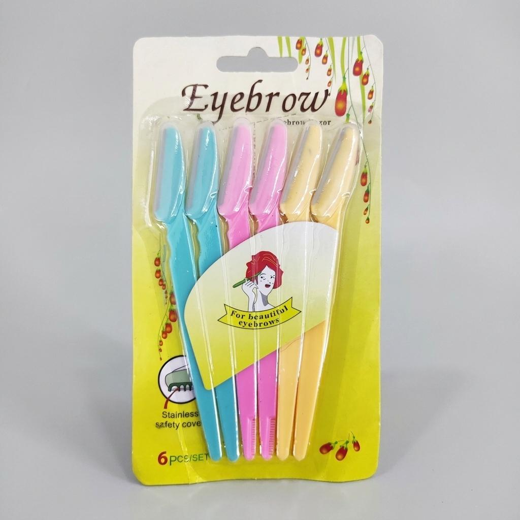 Augenbrauenrasierer 001, 6-teiliges Set