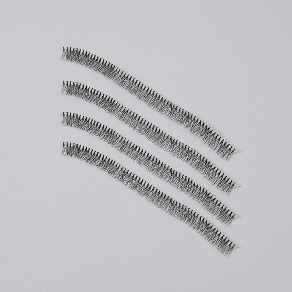 Künstliche Wimpern 12, 4-teiliges Set