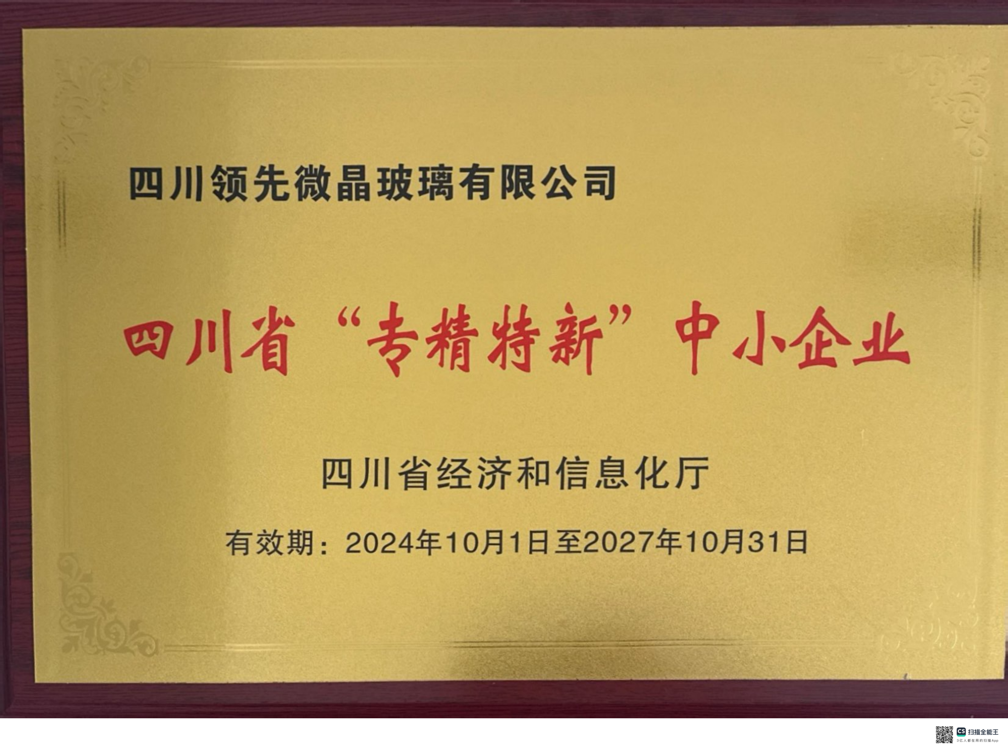 专精特新企业证书_01