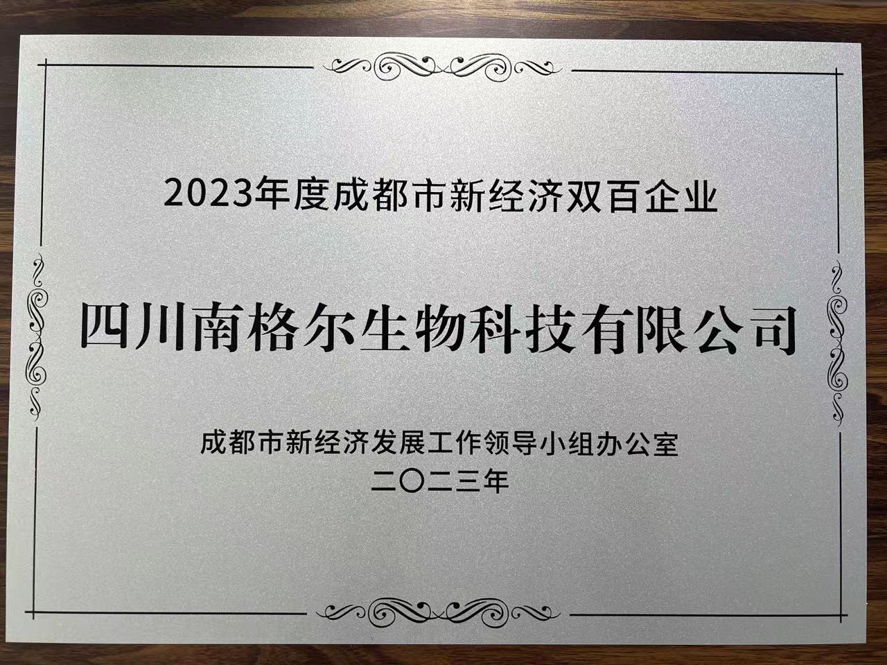2023年度成都市新经济双百企业