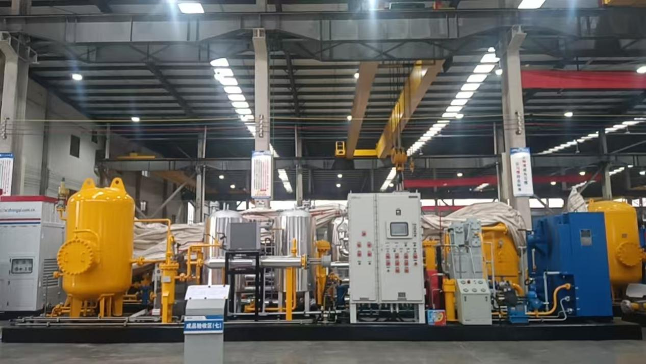 Gasbetriebene Gaslift-Anlage