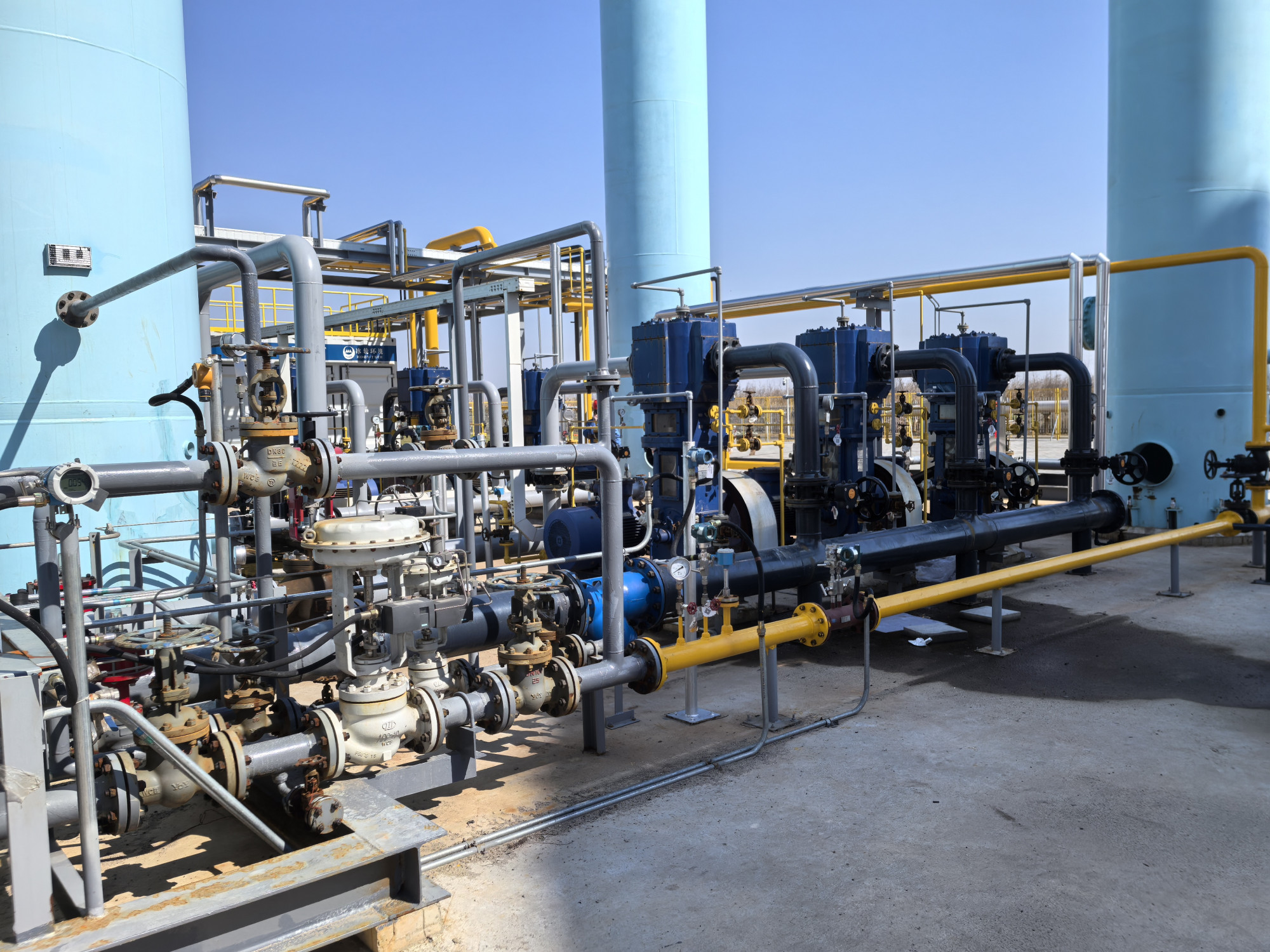 Biogas-Aufbereitung für Bioenergie-Wiederverwendung