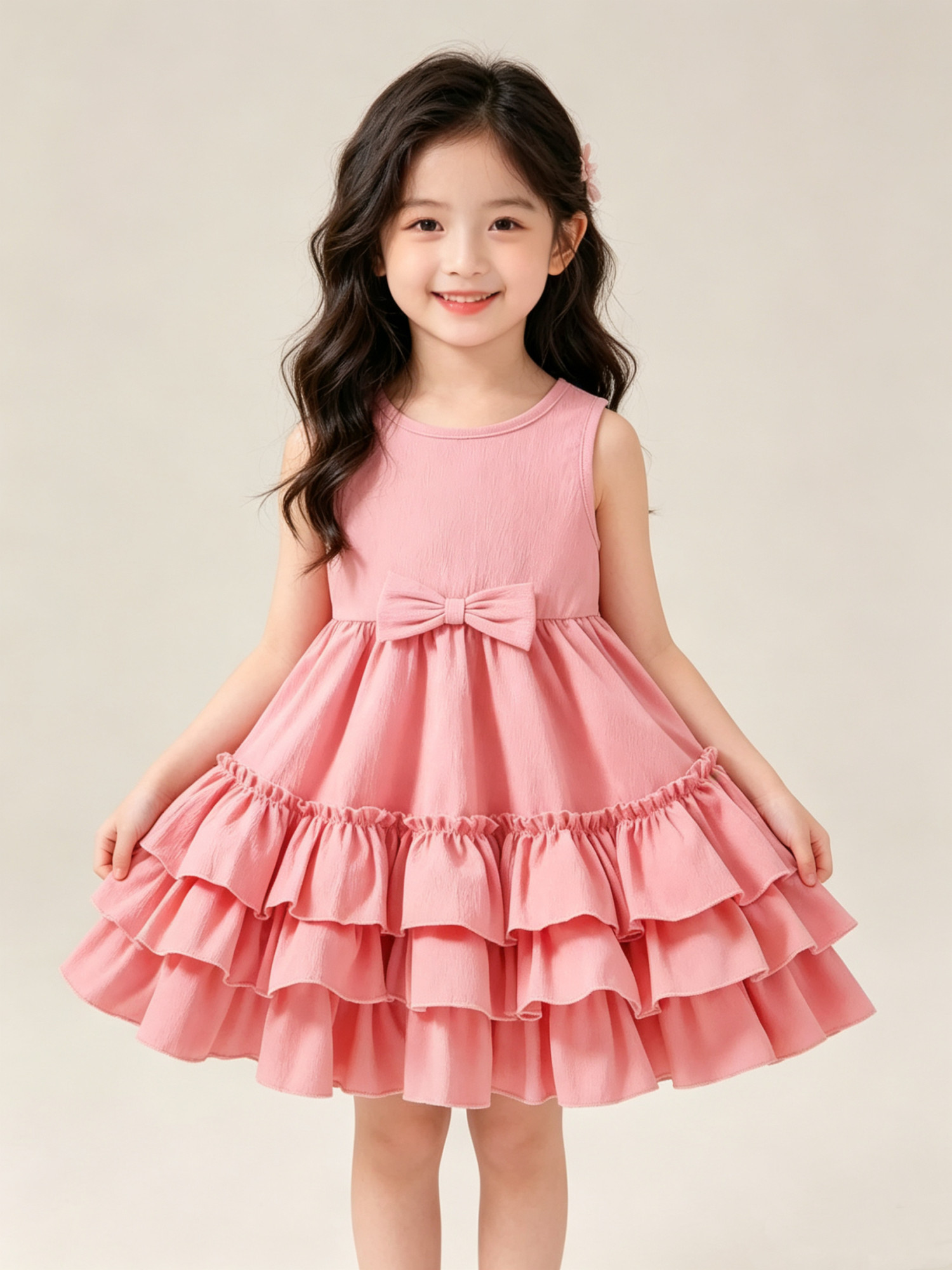 Mädchen-Kuchenkleid ärmellos