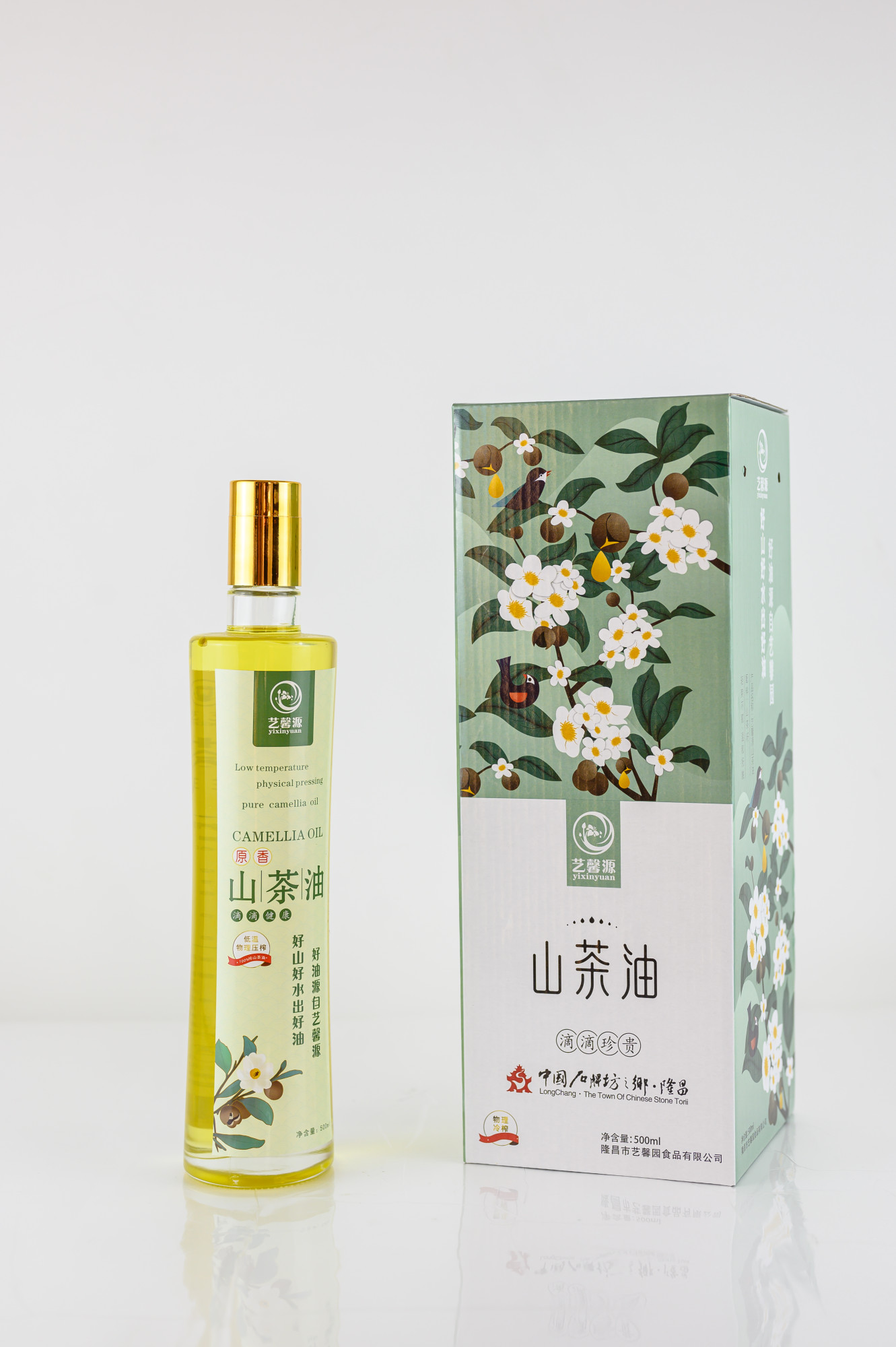 동백유(500ml 단병 박스)