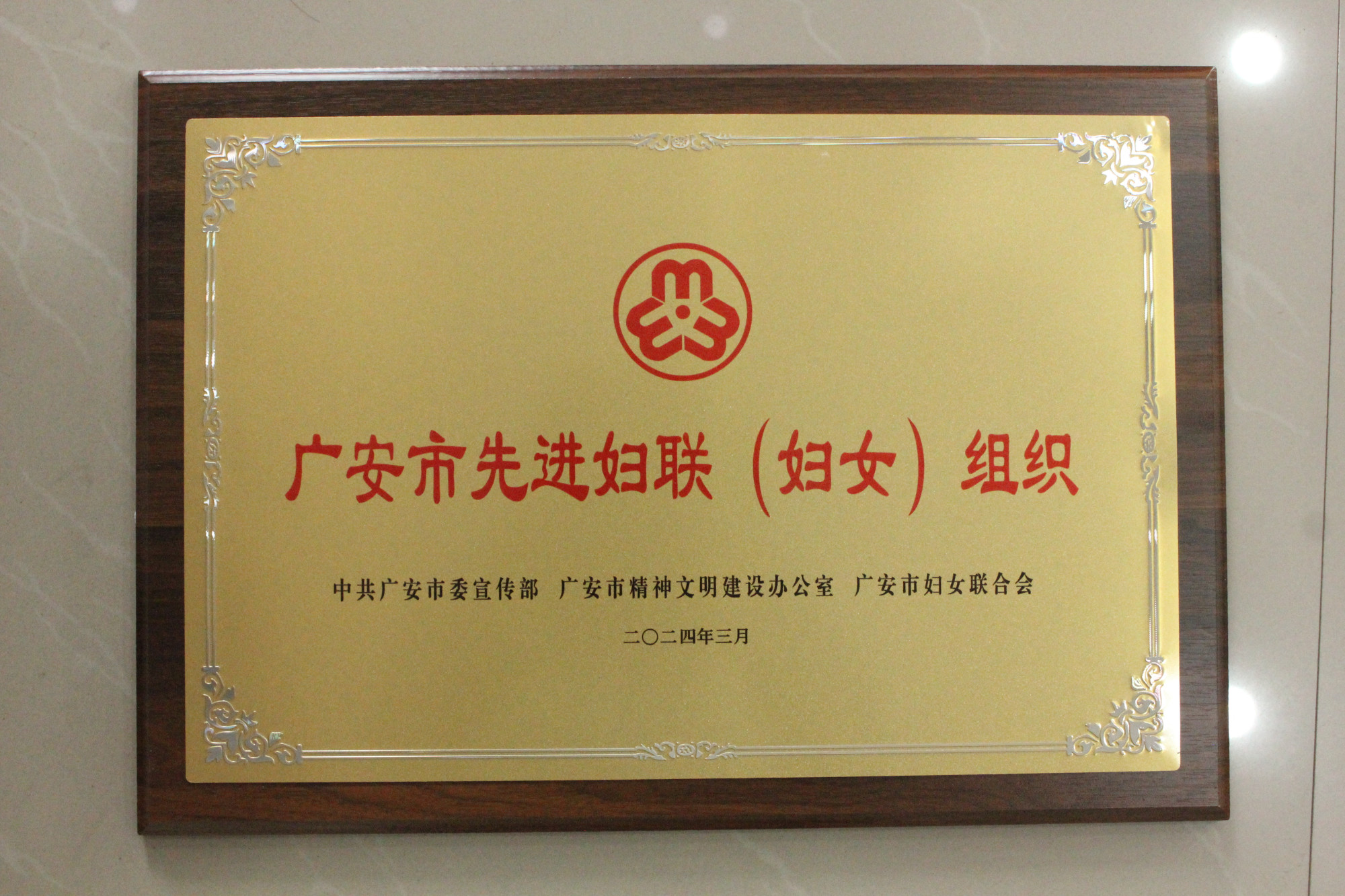 广安市先进妇联（妇女）组织