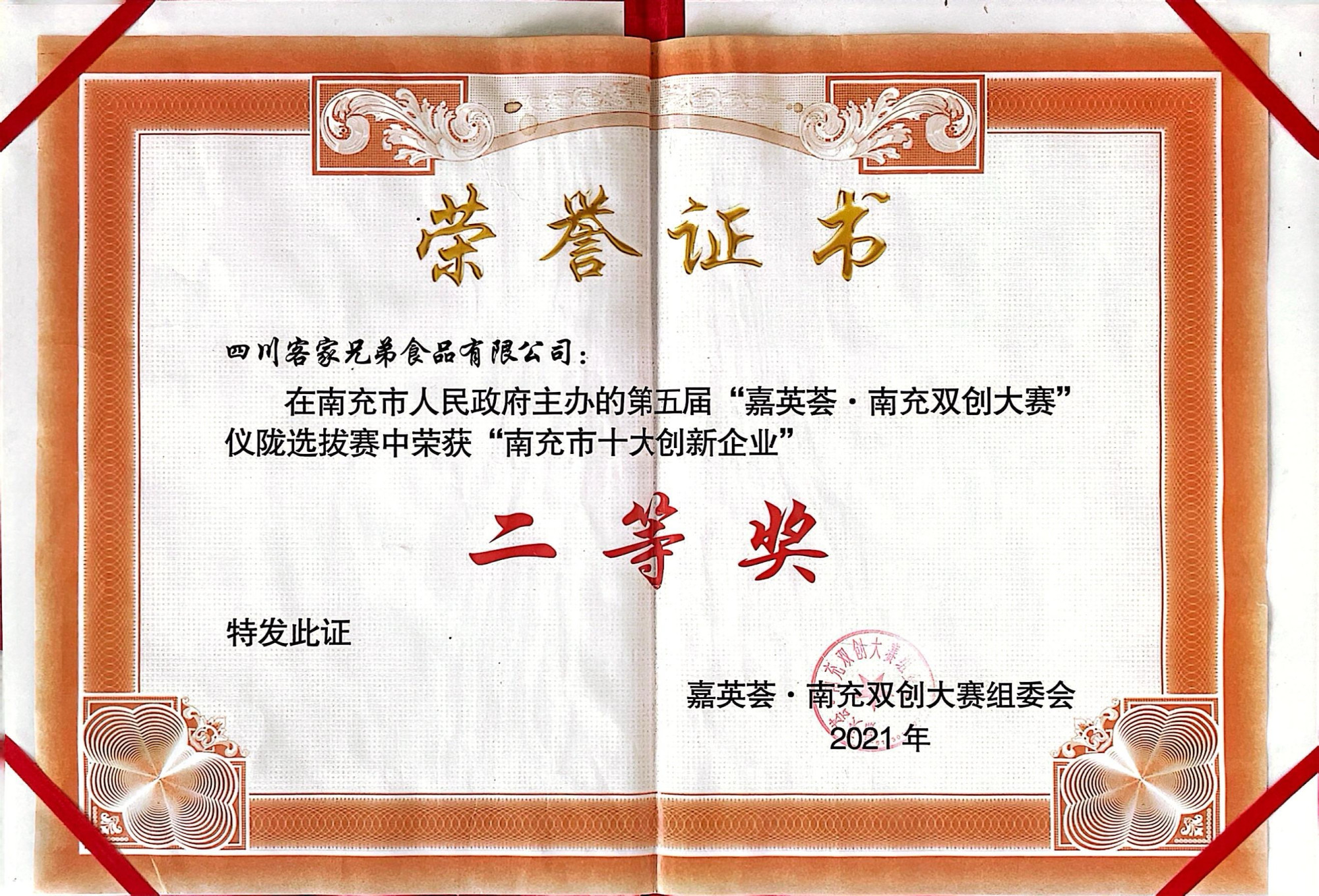 南充市十大创新企业