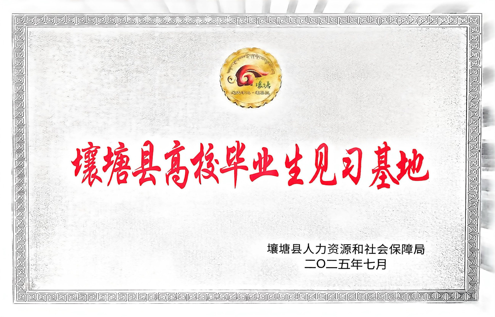 高校毕业生见习基地