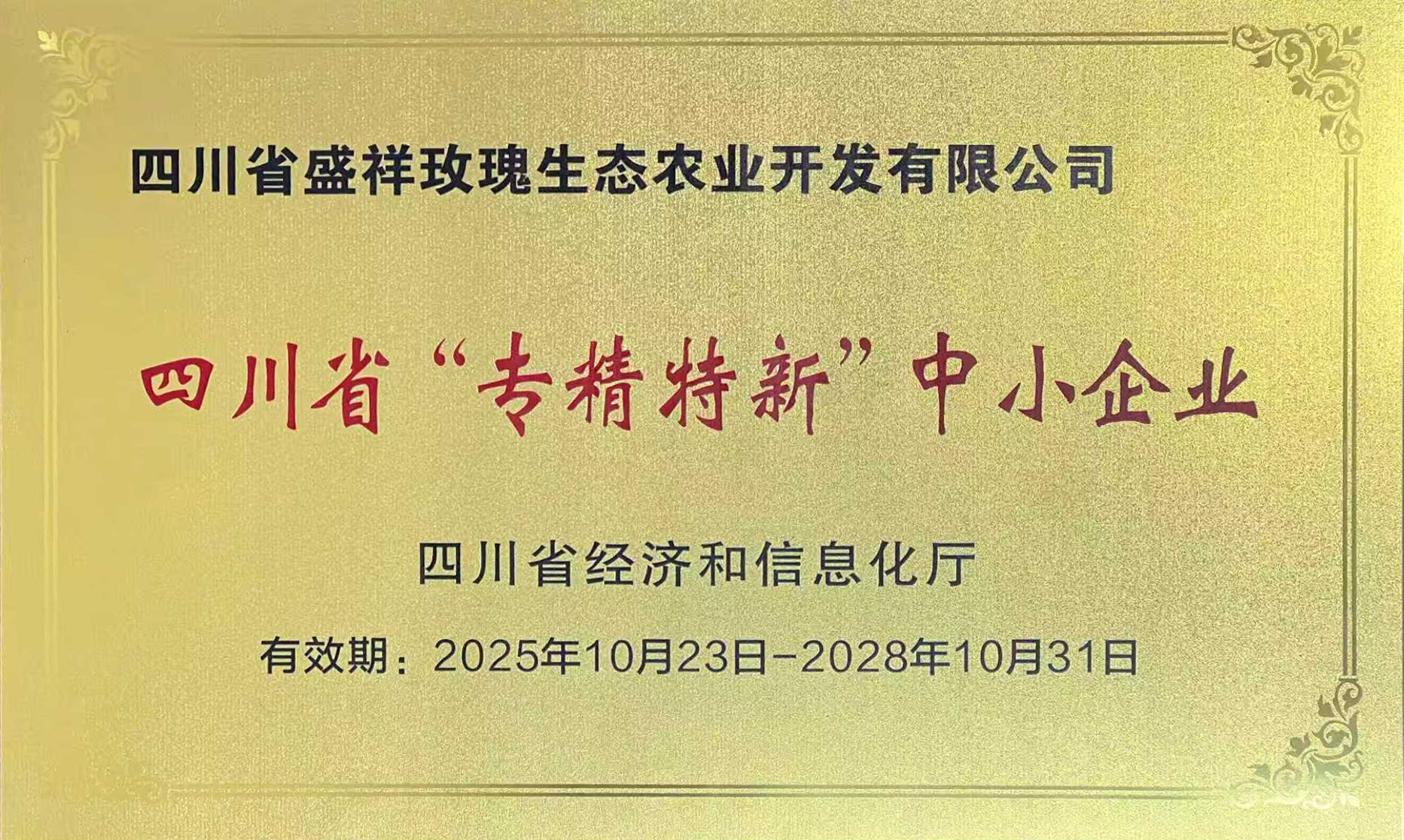 3.四川省专精特新中小企业