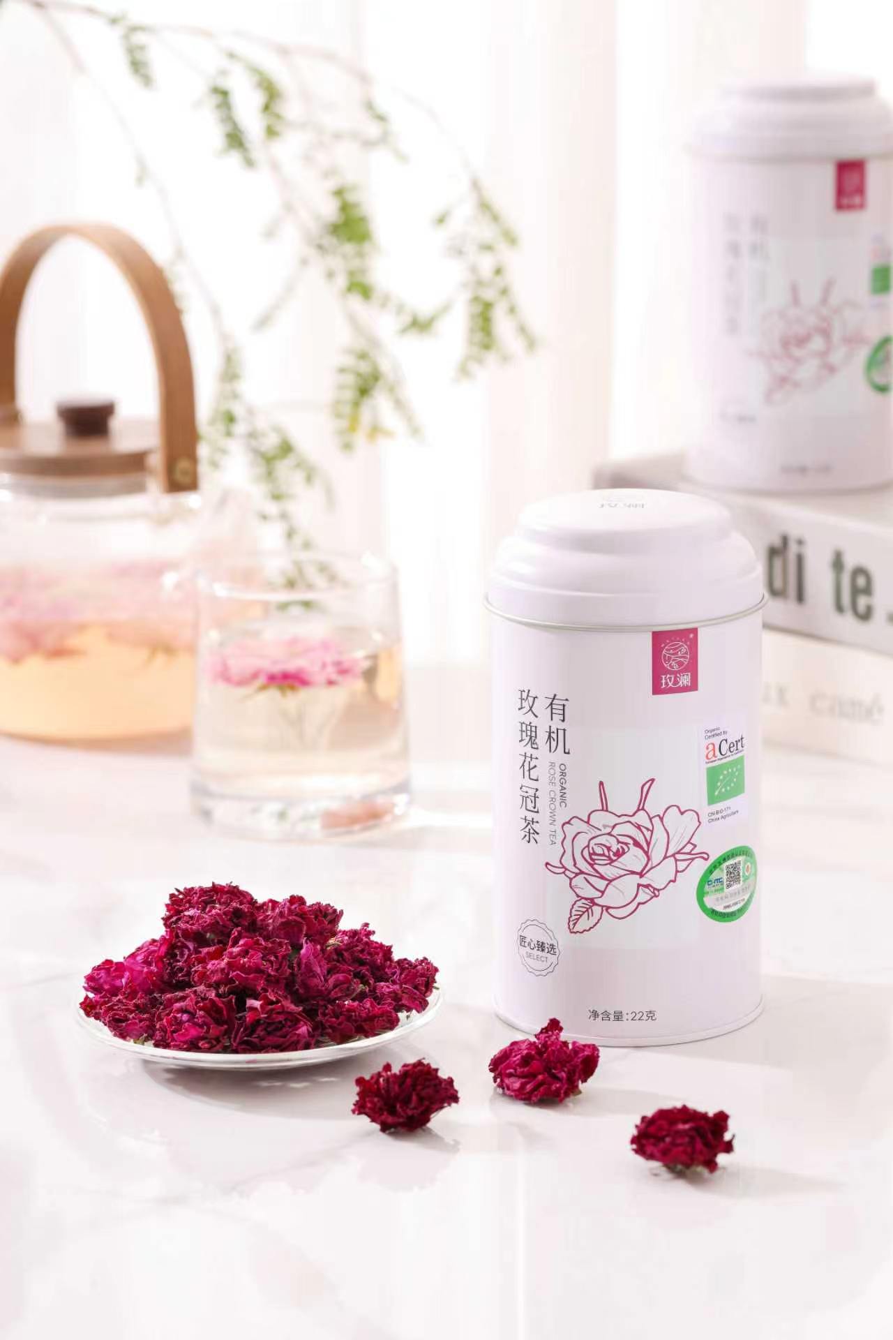 چای تاج گل رز ارگانیک