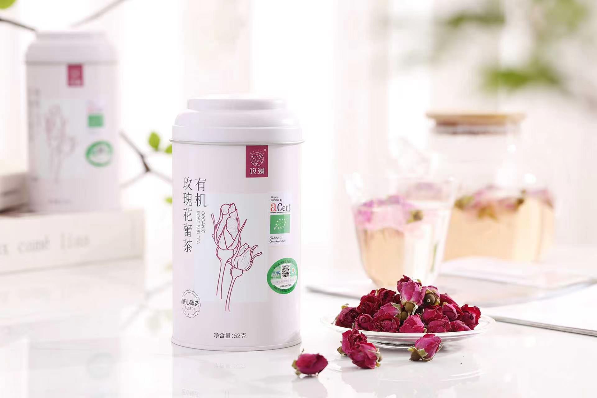 چای جوانه گل رز ارگانیک