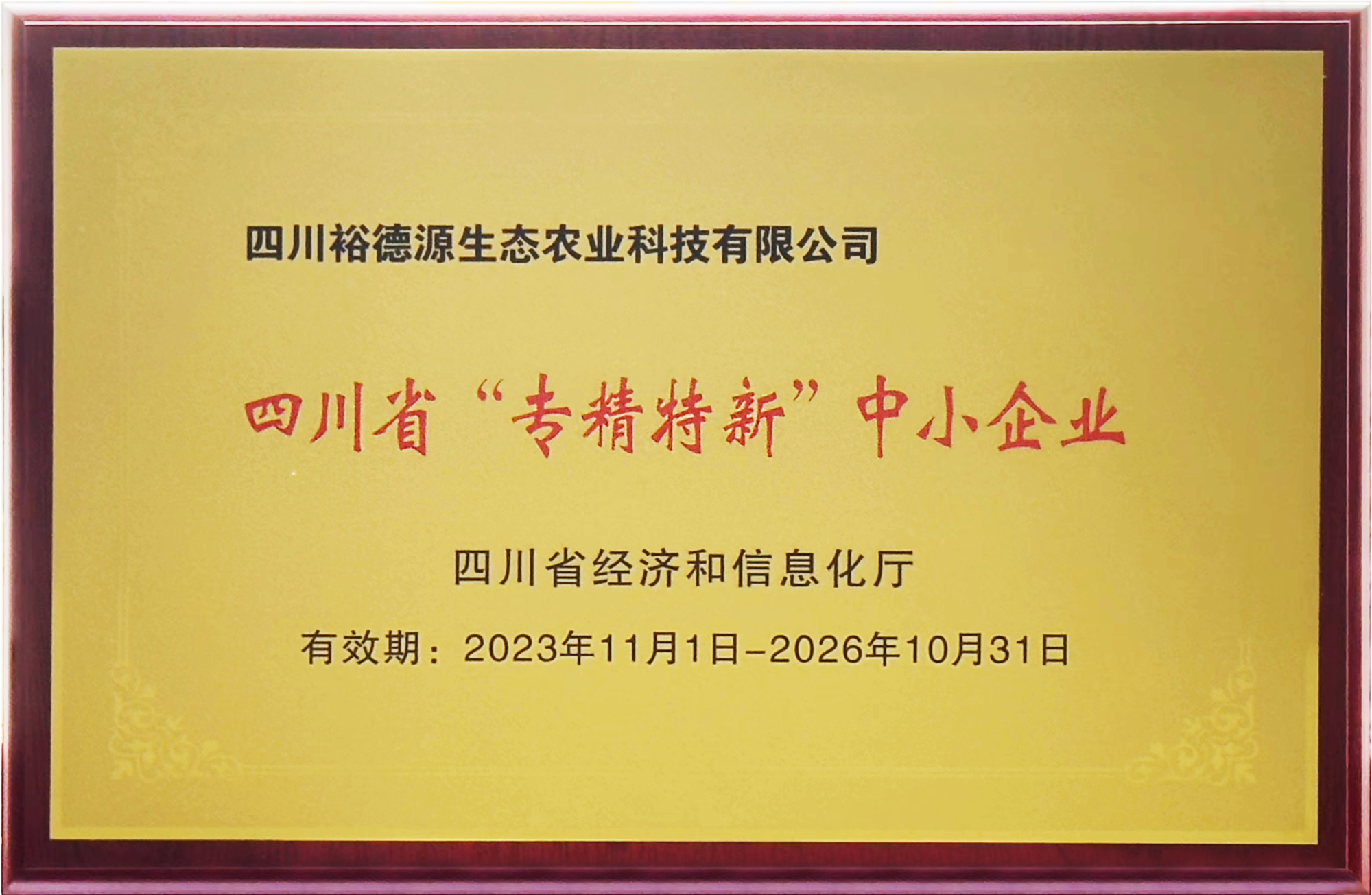 四川省专精特新中小企业