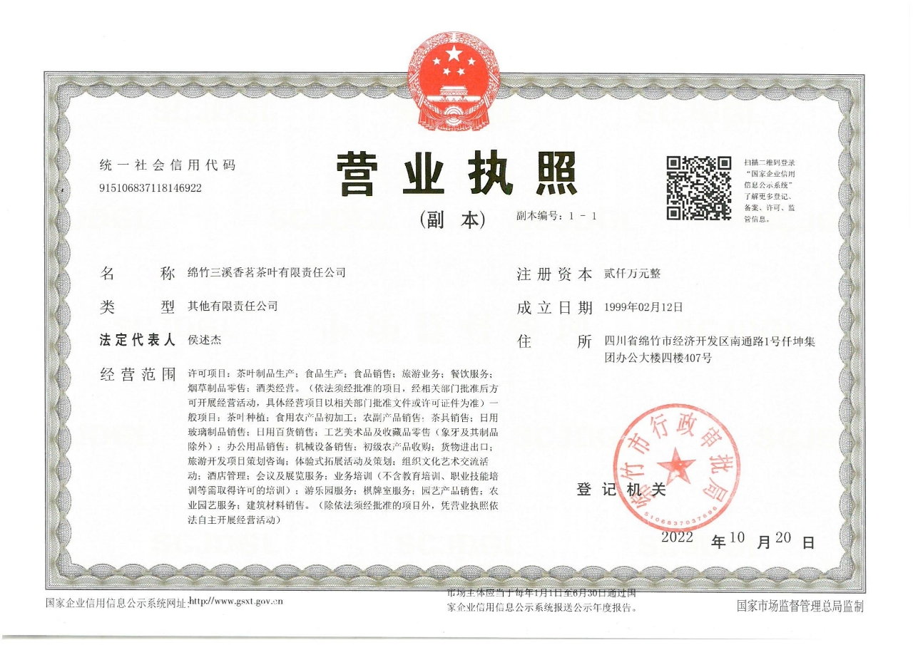 总公司营业执照