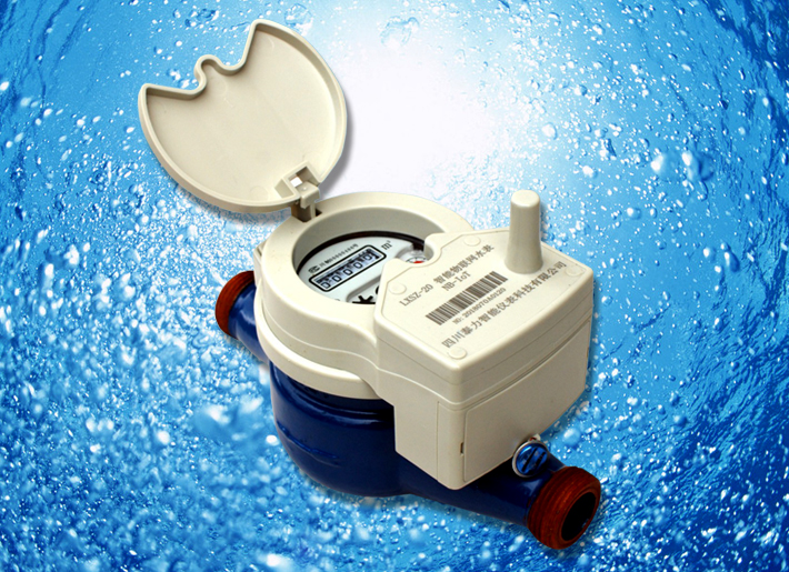 Elektronischer Fernauslesung Wasserverbrauchsmesser (horizontal ohne Ventil)