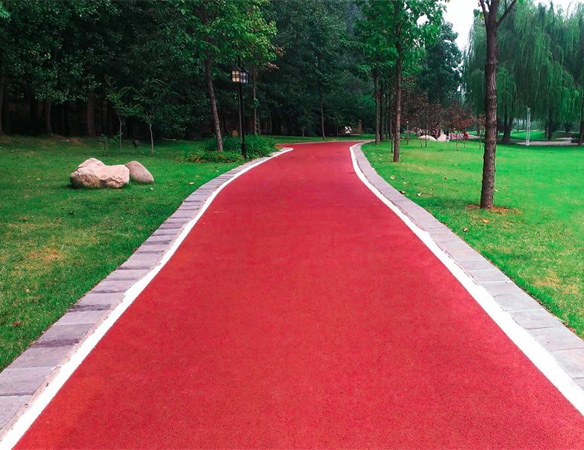 Stark durchlässiger Asphaltbeton