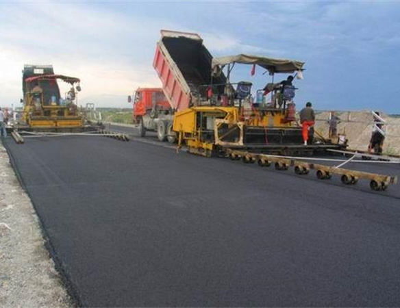 Normaler Asphaltbeton - Bauausführung