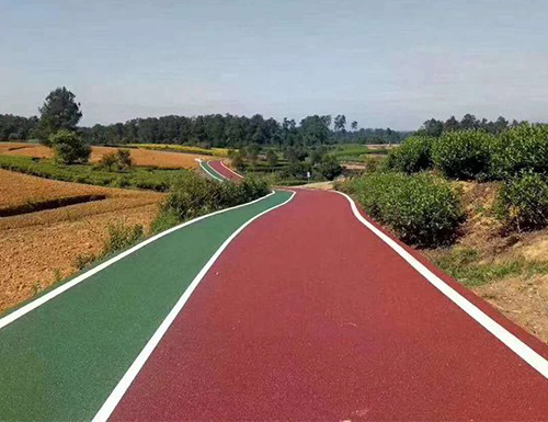 Farbiger Asphaltbeton