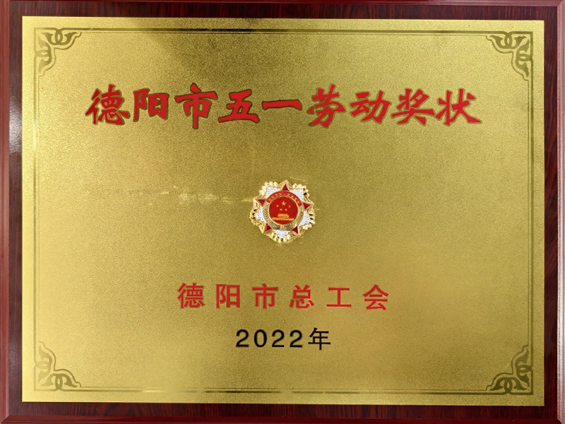 08_德阳市五一劳动奖状