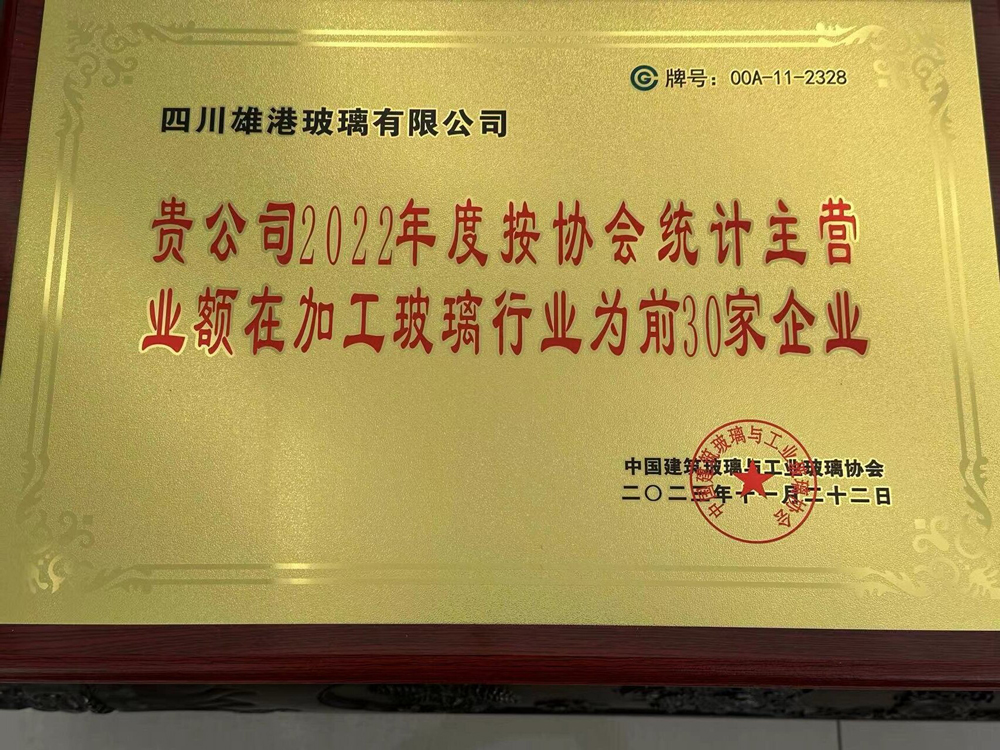 07_加工玻璃行业为前30家企业