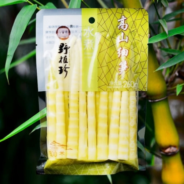 Yezhizhen Hand-Peeled Bamboo Shoots, Pickled Chilli Flavour