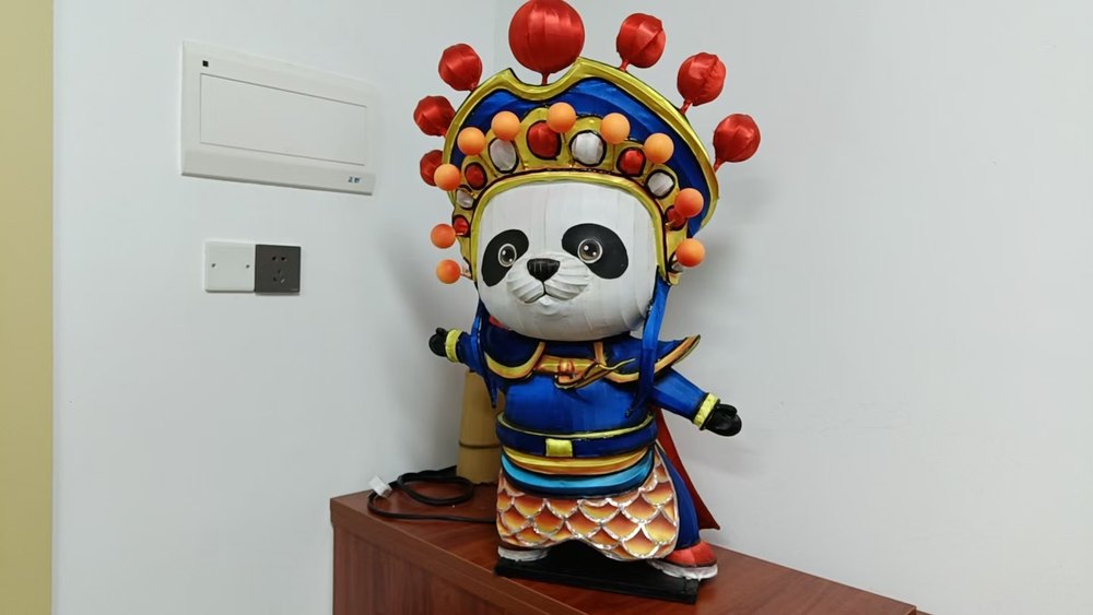 Sichuan-Oper-Panda-Laterne