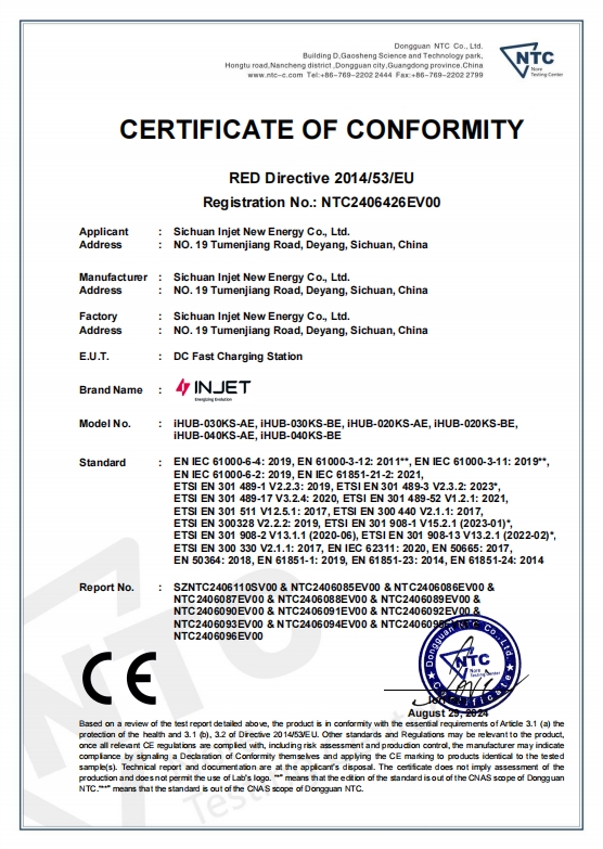 Injet Hub CE认证